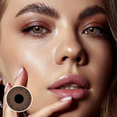 Lentes protésicas de color marrón claro Bramble